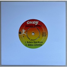 Kemani Cemal 4 Şarkılık  45 Lik Plak (Orijinal Dönem Baskı)