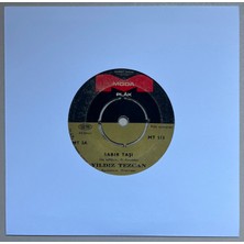 Moda Plak Yıldız Tezcan Sabır Taşı - Aşık Olan Delimidir  45 Lik Plak (Orijinal Dönem Baskı)