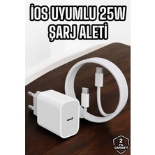 Şarj Aleti Ios 15/15 Pro Max Uyumlu Şarj Adaptörü ve Kablosu - Lisinya