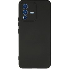 Twin Store V23 5g Kılıf Nano Içi Kadife Silikon - Siyah