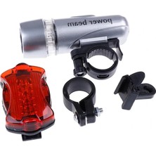 FRY Bisiklet Ön ve Arka Lamba Seti Multi Fonksiyonlu - Gri