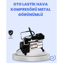 Dc 12V Metal Hava Kompresörü Araç Lastik Şişirme 35L/DK - Lisinya