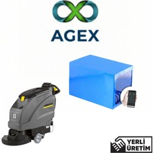 Agex Enerji Karcher Zemin Temizleme Makinası 24 Volt 100 Ah Lifepo4 Batary