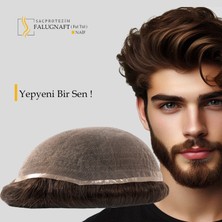 Saç Protezim Protez Saç Falugnaft 8X10 Renk 2 Ince Telli Her Yöne Taranabilen Alt Yapı