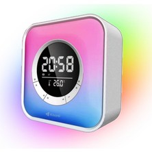 Çeşithane Dijital Saatli Rgb Akıllı Hoparlör - Çok Fonksiyonlu Alarm Saat, Zamanlayıcılı Gece Lambası ve Bluetooth Destekli Yeni Nesil Ses Sistemi