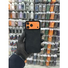 Bilişim Akademi iPhone 17 Pro Max Uyumlu Nubuk Hissiyatlı Süet Kılıf Kadife  Dokulu Ince Kılıf Yumuşak - Siyah