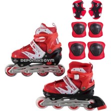 Depomiks Avm Ayarlanabilir Alıştırma Çocuk Pateni Dizlik Bileklik Dirseklik Set 2 1 1