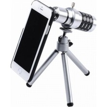 MiraLive Iphone 5 5s - Iphone 4 4s Için Alüminyum 14X Optik Zoom Yakından Görüntü Çekme Dürbün