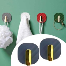  Essemag®  2li Yapışkanlı Retro Askılık Dolap Kapak Kulpu Gri