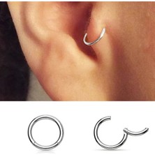 Jaida Moda Unisex 316L Cerrahi Çelik Kilitli Halka Tragus, Helix, Burun, Kıkırdak Piercing