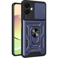 Ceponya Galaxy A06 Kılıf Magnetik Standlı Kamera Korumalı Sürgülü Vega Kapak