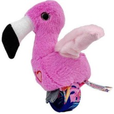 Hopinip Peluş Ses Tekrarlı Hayvan Bileklik Aksesuar - Pembe Flamingo (Lisinya)