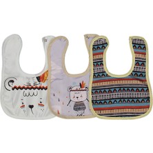 Bebechi Bebek Mama Önlüğü Sevimli Ayıcık 3'lü Set