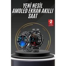 Akıllı Saat Yeni Model Sesli Asistan Bildirim Görme Bluetooth Bağlantılı Müzik Dinleme - Bamido