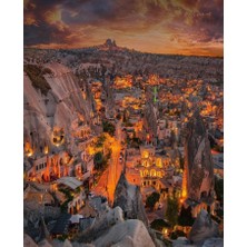 Exin Kapadokya 500 Parça Ahşap Puzzle| Kapadokya Balonlar & Peri Bacaları | Hediye & Koleksiyon