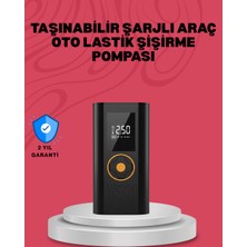 Çok Amaçlı Dijital Lastik Pompası Araç Bisiklet Top Uyumlu - Lisinya