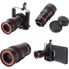 MiraLive 8X18 Zoom Teleskop Telefon Kamera Lensi Mini El Dürbünü