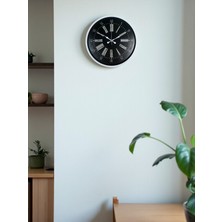 Essemag Zentime 36 cm Beyaz Dekoratif Duvar Saati