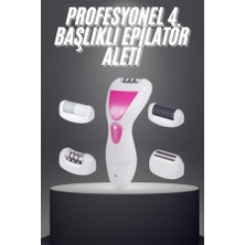 Şarjlı Epilasyon Cihazı Çok Başlıklı Ayak Bakımına Uygun Epilatör Aleti - Lisinya