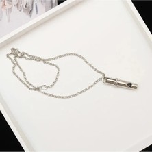 Deprem Düdüğü Çelik Kolye - Lisinya