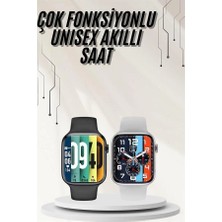 Plastik Kordonlu Kalp Atışı Uyku Takibi ve Çağrı Cevaplayabilen Akıllı Saat - Bamido