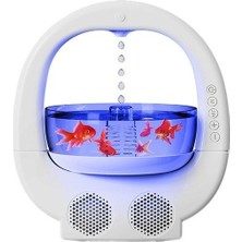 Çeşithane Anti-Gravity Akıllı Nemlendirici & Bluetooth Hoparlör - Yer Çekimine Meydan Okuyan Su Damlası Efektli, Gece Lambalı ve Akvaryum