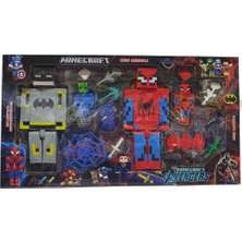 İnura Global Minecraft Dev Batman & Spider-Man Figür ve Aksesuarları - 1998