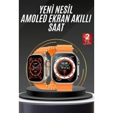 Yeni Nesil Akıllı Saat Android ve Ios Uyumlu 49 mm Nfc Özelliği Gps Takibi - Bamido