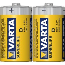 MiraLive Superlife Çinko Büyük D Boy Pil 24'lü Paket