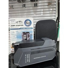 16000 Mah Kompresörlü Akü Takviye Cihazı – 4 Özellikli Jump Starter