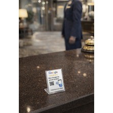 Multiprint Masaüstü Google Nfc Yorum Standı L Tipi