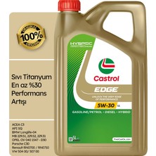 Castrol Motor Yağı EDGE 5W-30 LL (5 Litre)