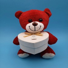 MiraLive Kırmızı Kalp Kutulu Ayı