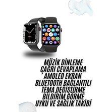 Plastik Kordonlu Kalp Atışı Uyku Takibi ve Çağrı Cevaplayabilen Akıllı Saat - Bamido
