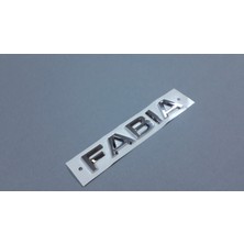 Fabrikasyon Skoda Fabia Mk3 6V 2015-2020 Bagaj Yazısı