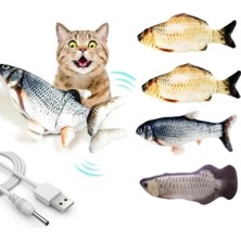 BYZM Hareketli Balık Kedi Oyuncağı Şarjlı