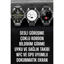 Akıllı Saat Titreşimli Pusula Nabız ve Tansiyon Ölçer Nfc Uyumlu - Bamido