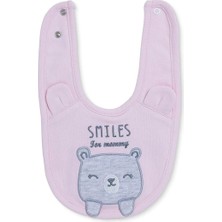 Messy Duck Nakışlı Kulaklı Mama Önlük - Kız