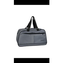 Katre46 Askılıklı Spor El Valizi Büyük El Çantası Gri