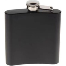 MiraLive Siyah 9 Oz Çelik Cep Içki Kanyak Matarası