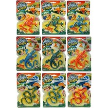 Bilfold Jaru Planet Earth Esnek Hayvanlar Kurbağa -Yılan-Kertenkele -1 Adet Stokta Olan Gönderilir