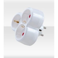 Pazarcan Ay-Ka Safir Topraklı Üç Yol Priz