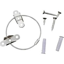 Starseven Mobilya Devrilme Önleme Kiti, Depreme Karşı Eşya Sabitleme Aparatı, Paslanmaz Çelik Duvar Bağlantı