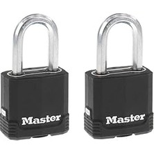 Starseven Lock M115XTLF Magnum Ağır Hizmet Tipi Anahtarlı Dış Mekan Asma Kilit, 2'li Paket Anahtarlı-A