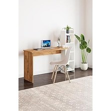 Starseven Intergo Kitaplıklı Fonksiyonel Çalışma Masası - Atlantik Çam - Beyaz