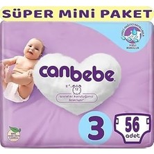 Starseven Canbebe Fırsat Paketi Bebek Bezi, Midi 56'lı