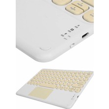 Arenes Profesyonel Wifi Q Klavye Bluetooth Klavye Touchpad 10.8 Inç - Lisinya
