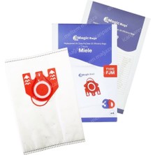 Süppürge Miele Ile Uyumlu Complete C3 Ecoline Süpürge Toz Torbası 4 Adet