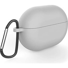 Starseven Microsonic Freebuds Için Kılıf Mat Silikon Gri [freebuds ile Uyumlu Kılıf - Gri]