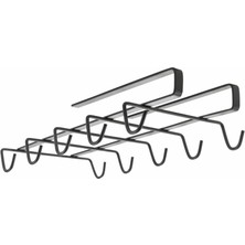 Shop A Way Metaltex My Mug-Bardak Askısı Touchtherm Lava Kaplama Siyah, 28X14X6CM